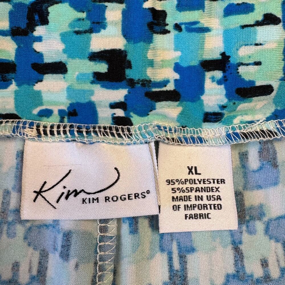 Lot of 4 Womens XL Palazzo Pants Boho Tribal Print Elastic Waist Wide Leg - Picture 11 of 12